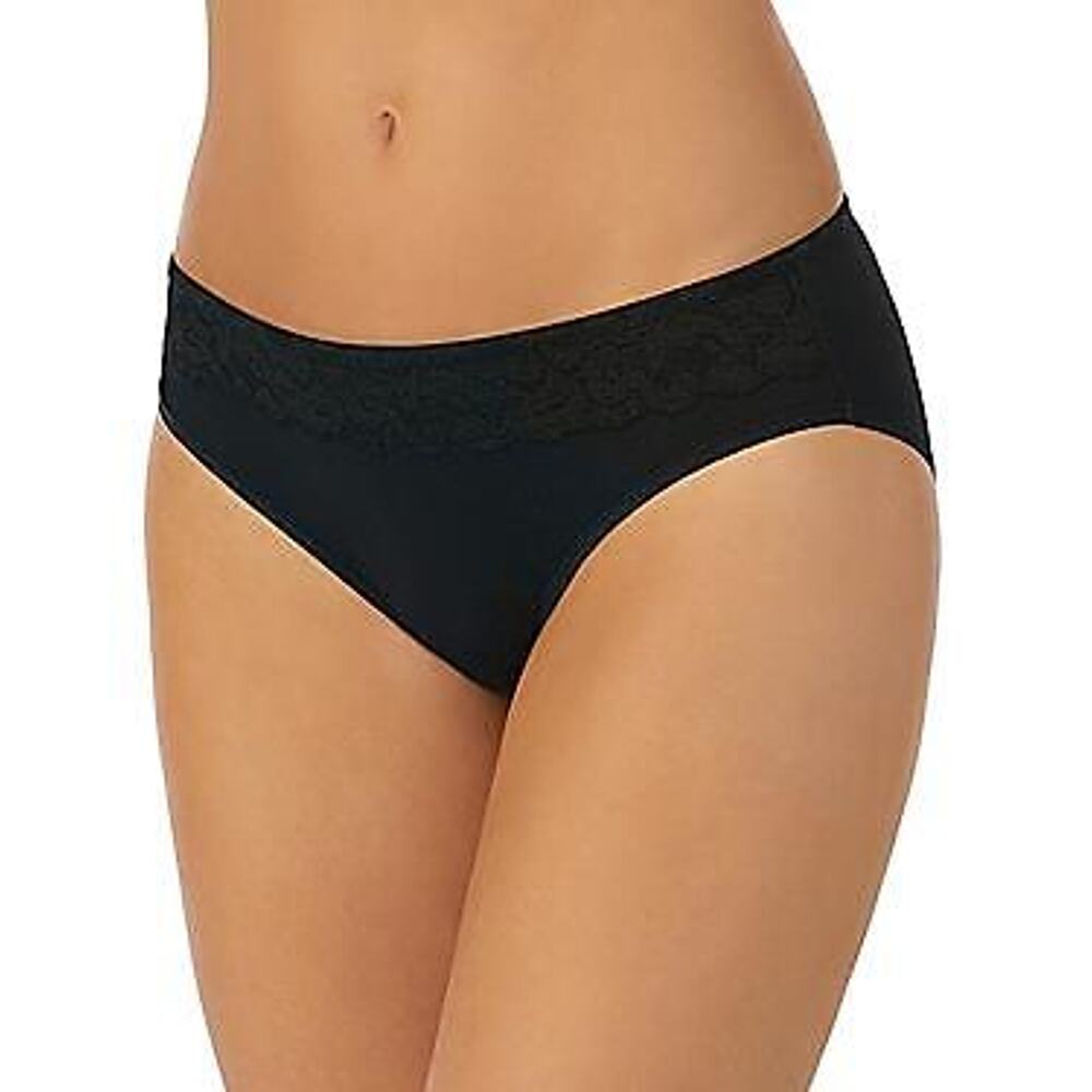 Le Mystere Women's Black Cotton Touch Bikini Panty Size XL